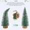 Desktop Miniature Christmas Trees Mini Pine Tree 5pcs (	5pcs Tree Green)